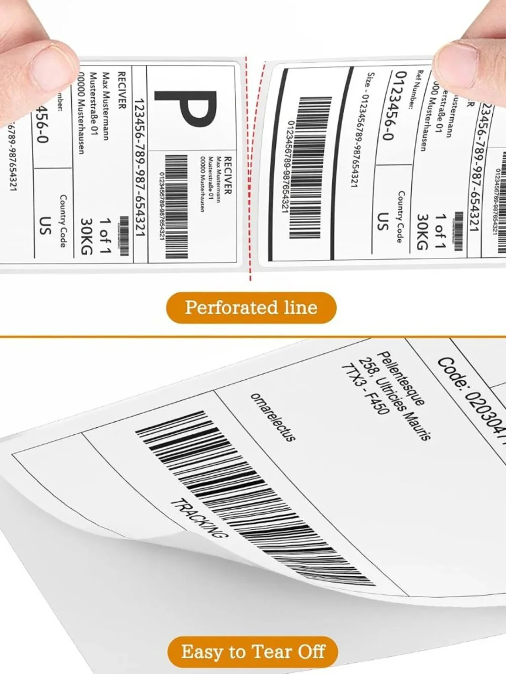 Thermal Shipping Labels 4X6 (100) CT